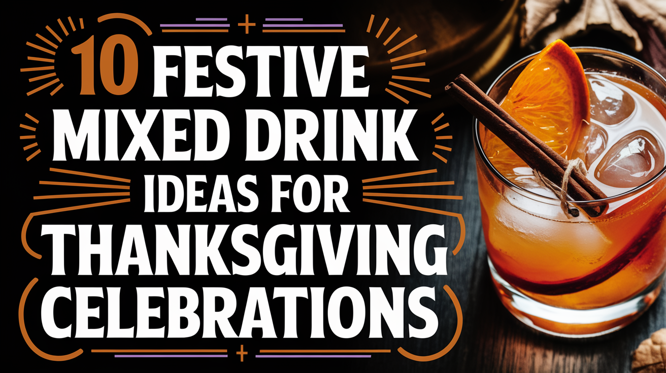 10 Festive Mixed Drink Ideas for Thanksgiving Celebrations