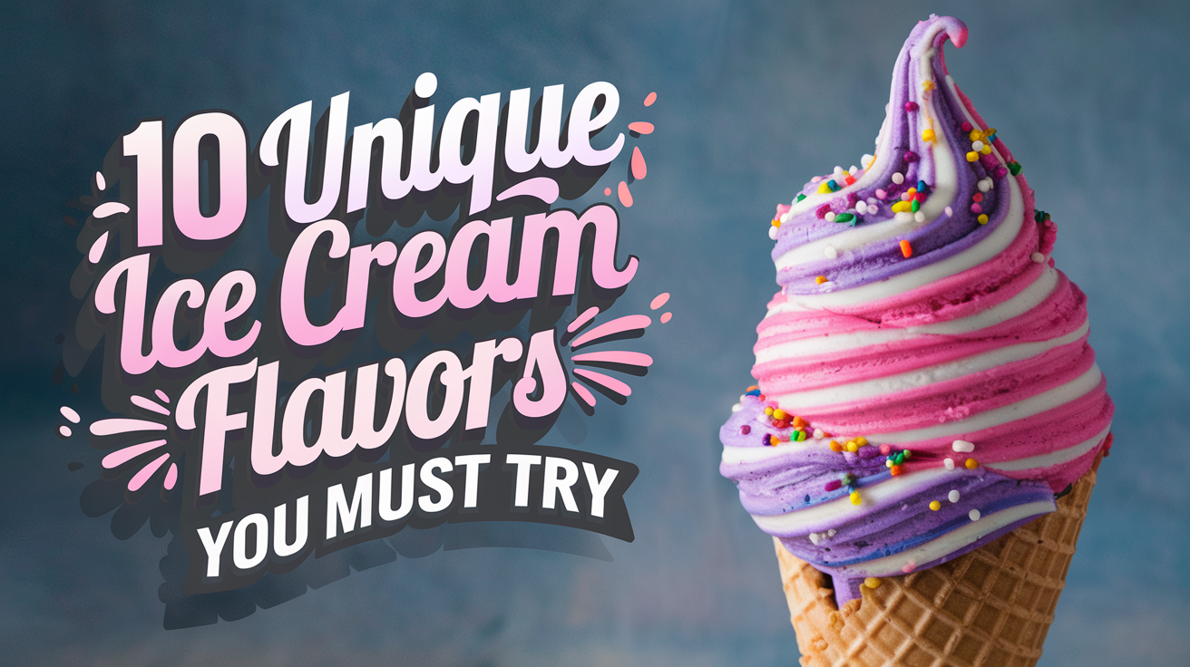 10 Unique Ice Cream Flavors You Must Try