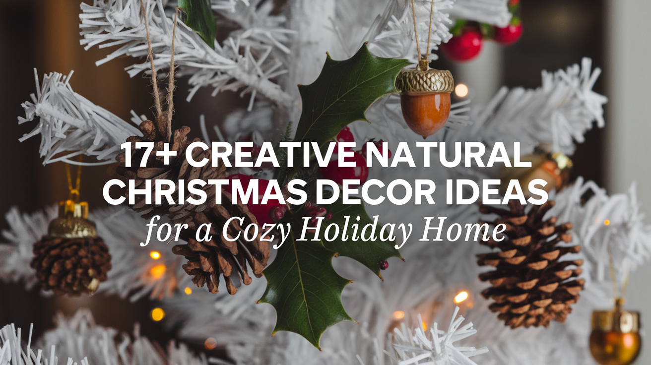 17+ Creative Natural Christmas Decor Ideas