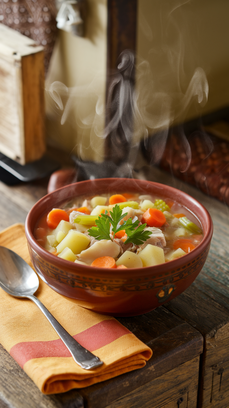 left over turkey soup recipe