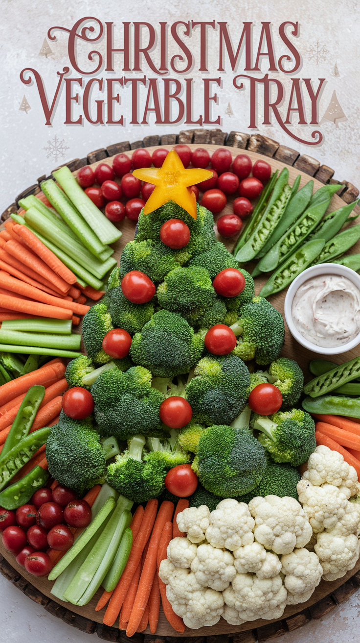 christmas veggie tray