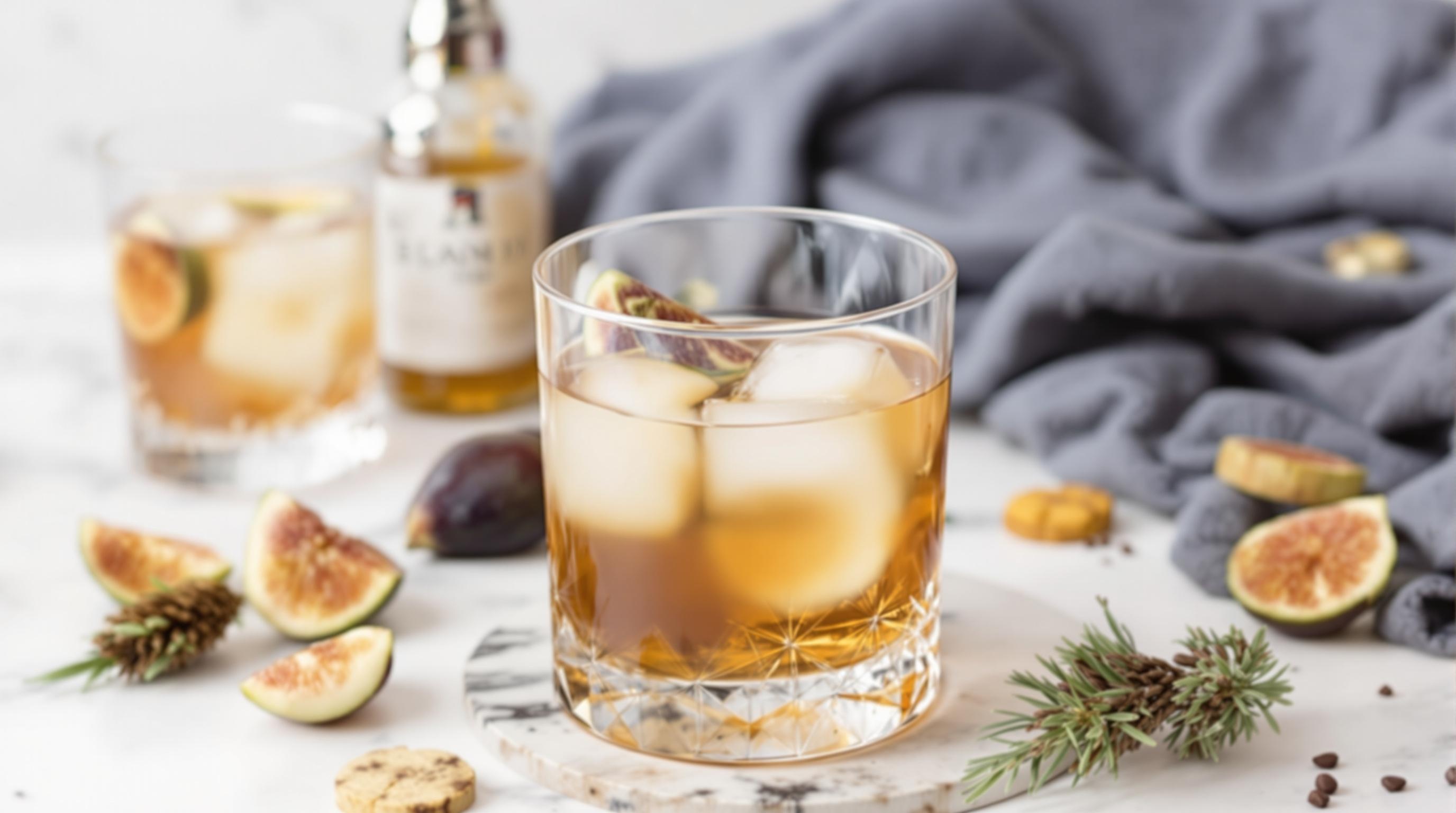 Caramelized Fig and Brandy Old Fashioned