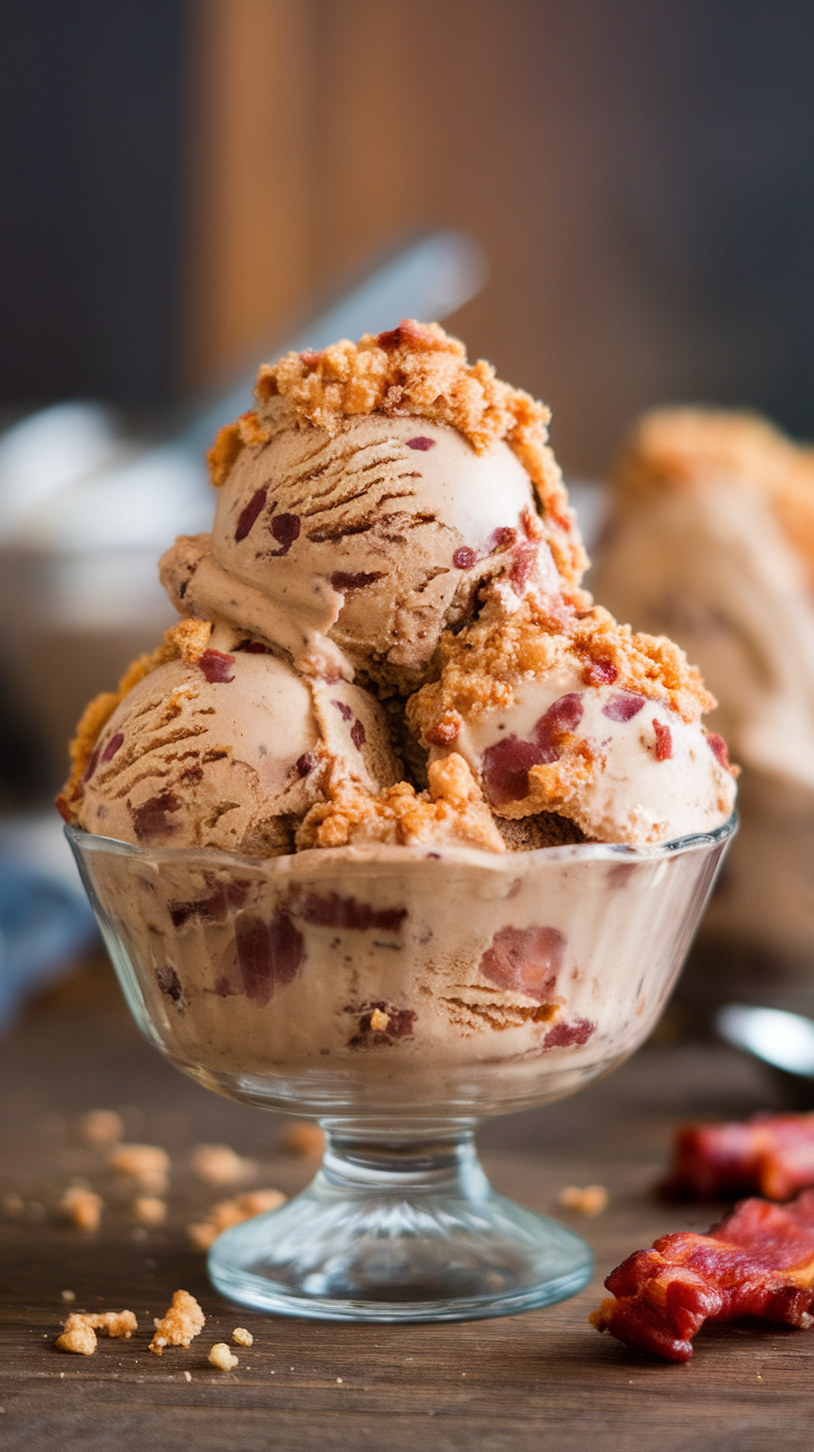 Maple Bacon Crunch Ice Cream