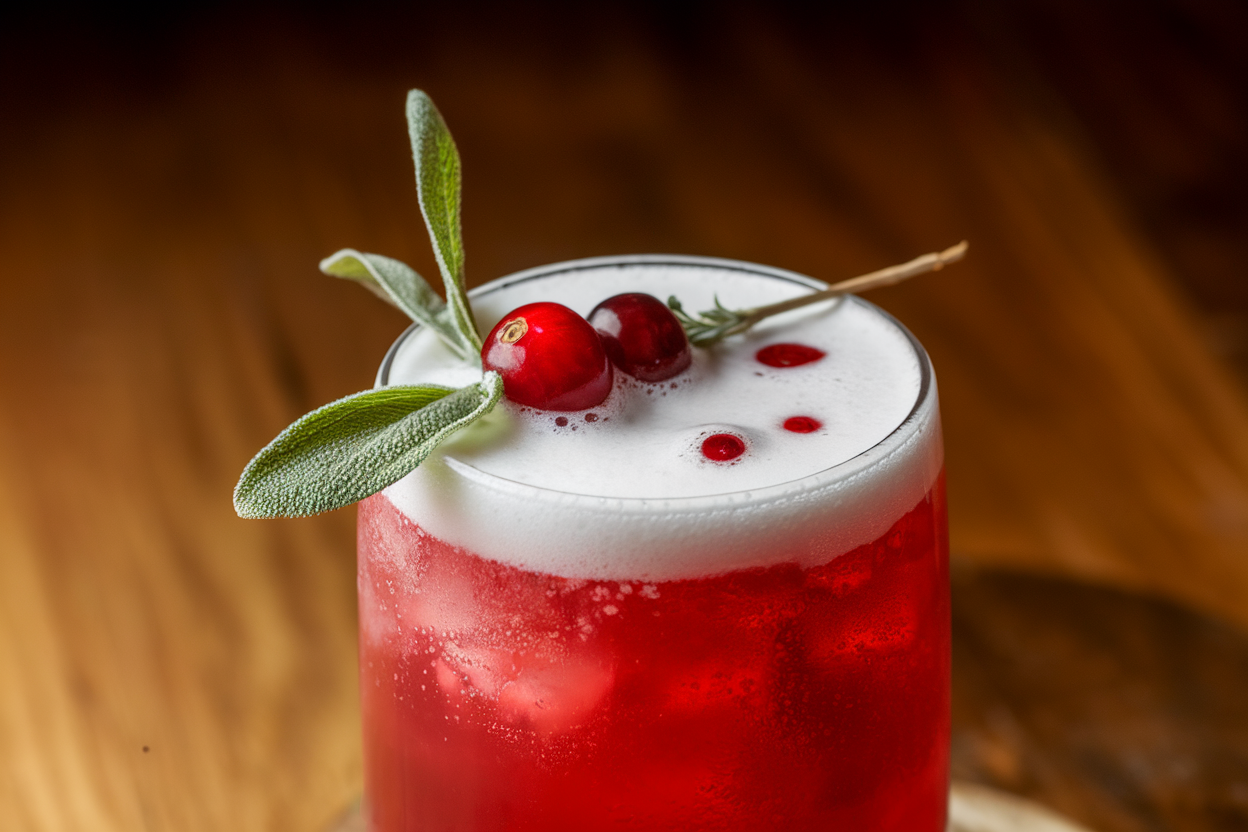 Cranberry Sage Sparkler