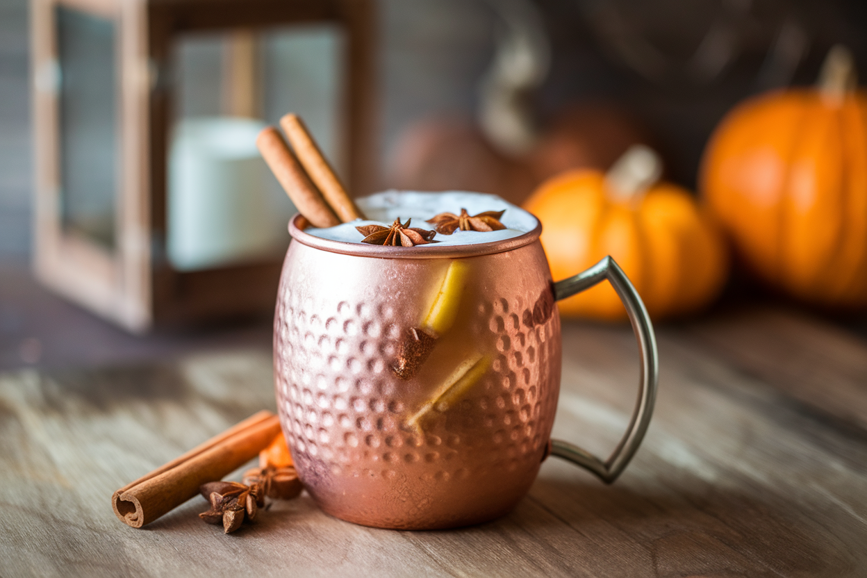 Spiced Apple Cider Mule