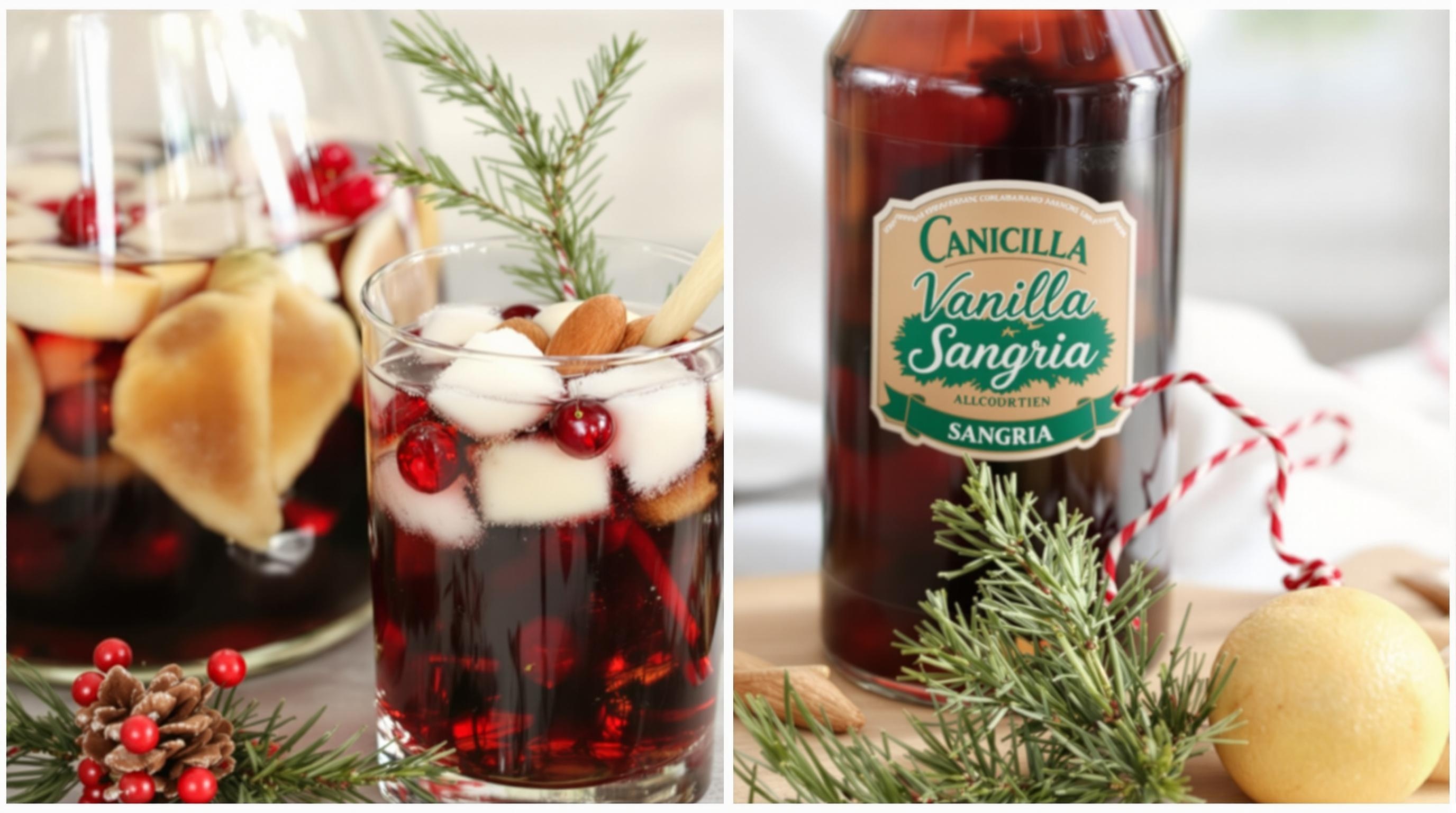 Vanilla Almond Christmas Sangria