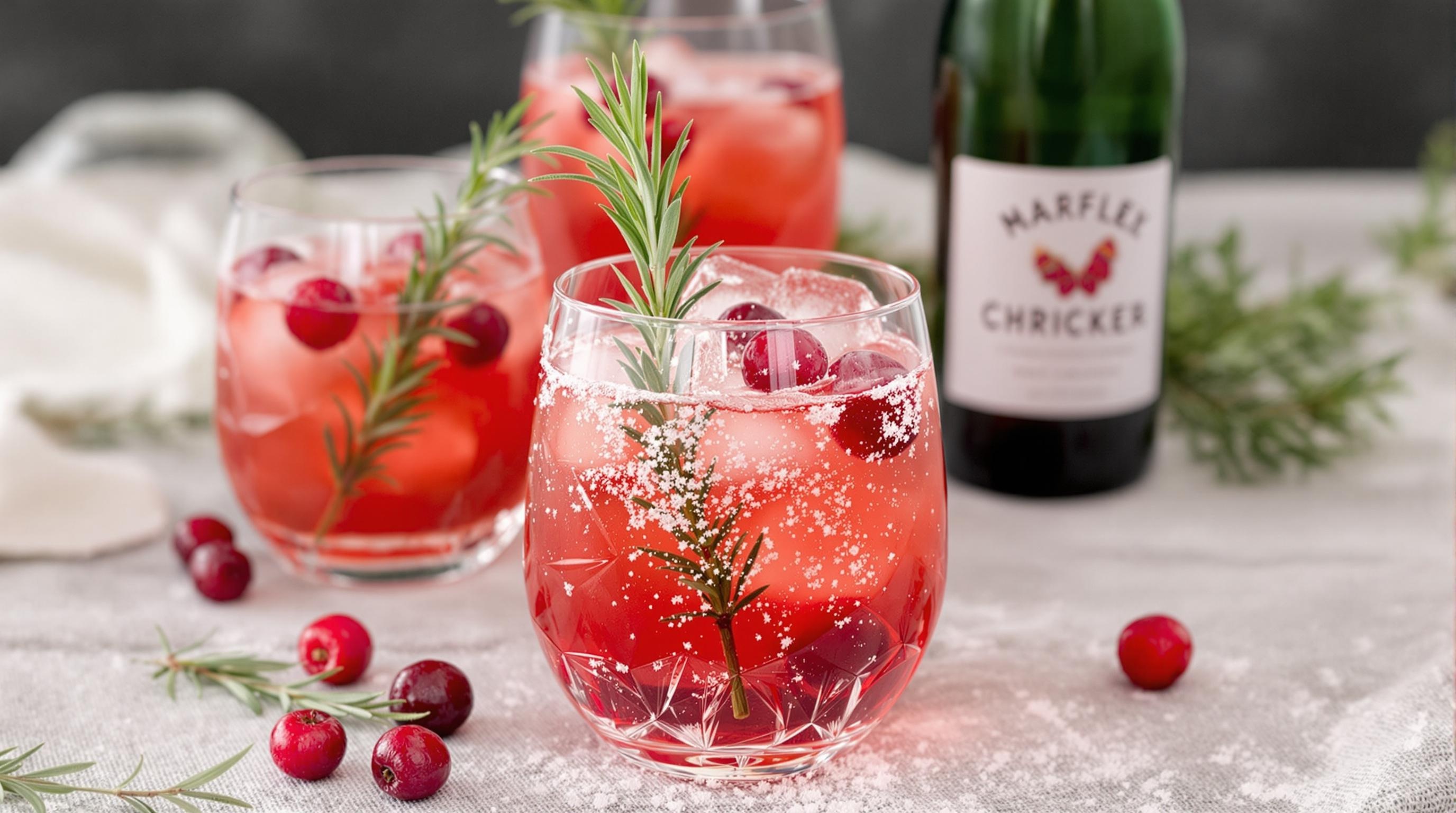 Cranberry Rosemary Sparkler