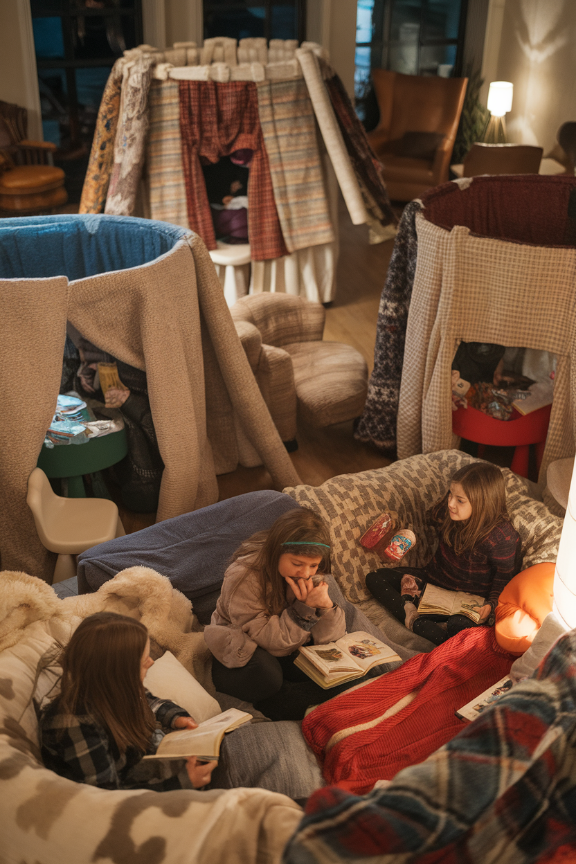 Cozy Blanket Fort Building Competition