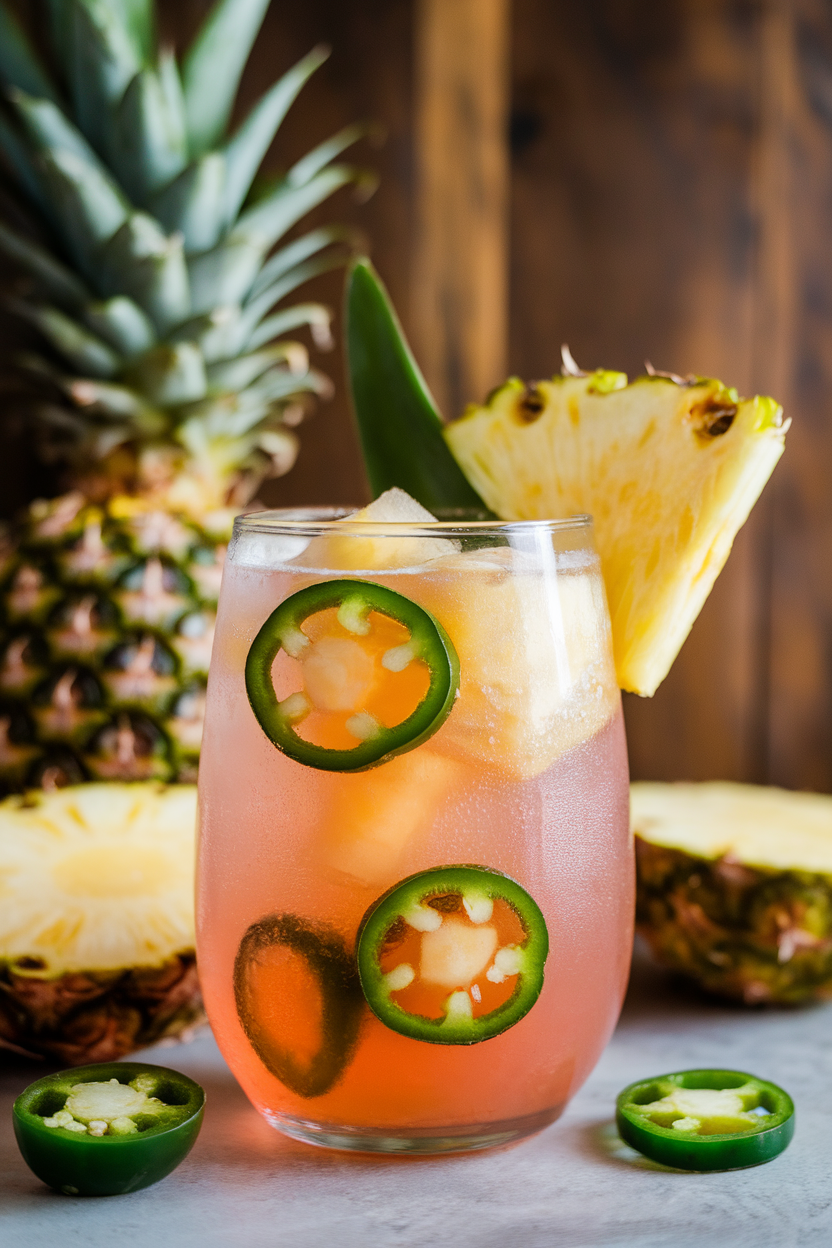 Spicy Pineapple Jalapeño Fizz