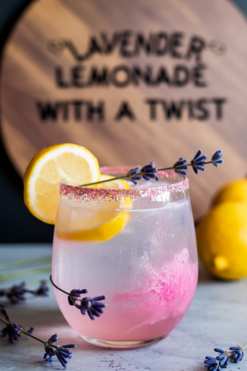 Lavender Lemonade with a Twist