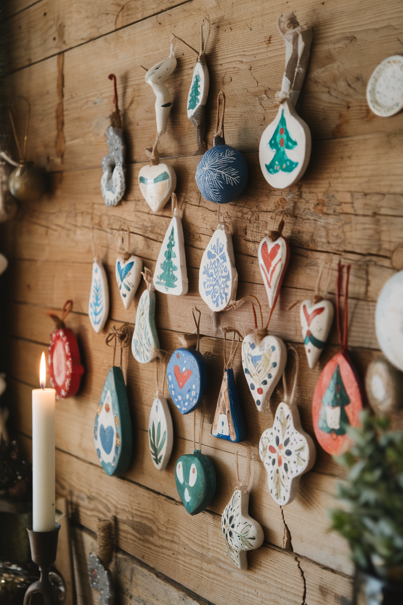 Hand-Painted Holiday Ornaments