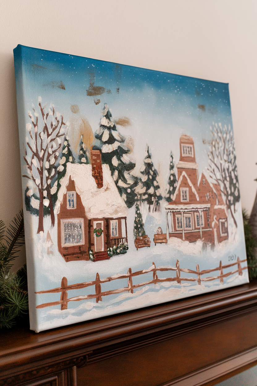 Canvas Art with Holiday Scenes