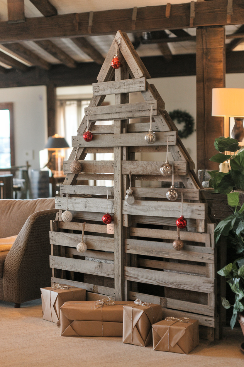 Wood Pallet Christmas Tree