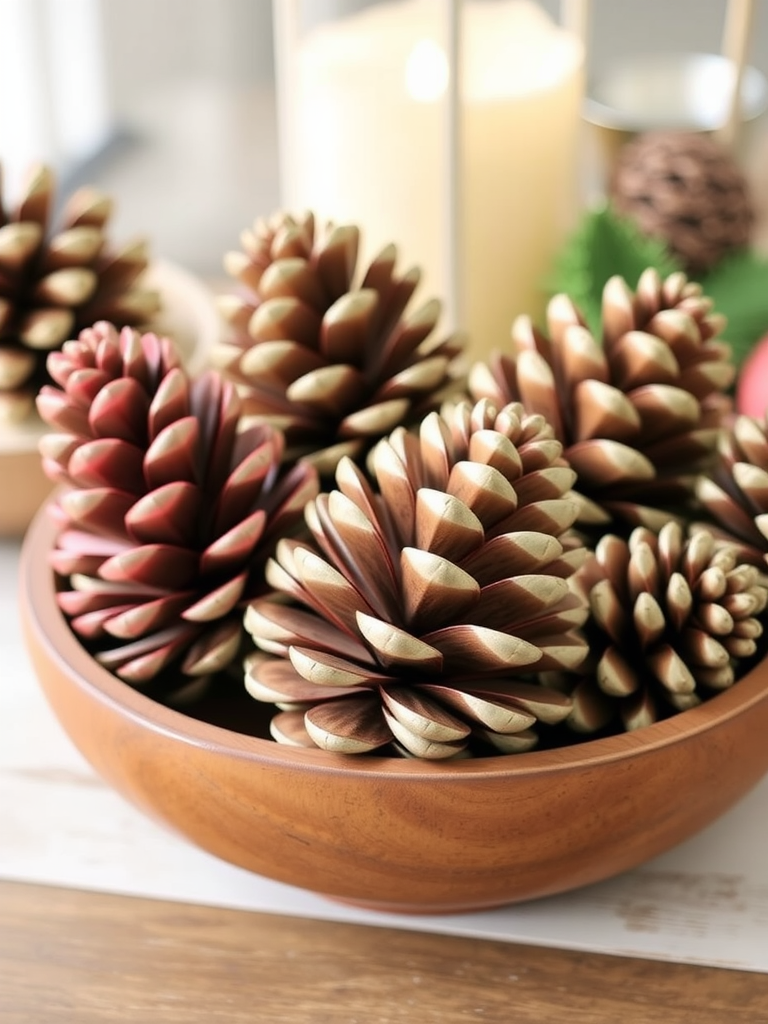 Paper Mache Pine Cones