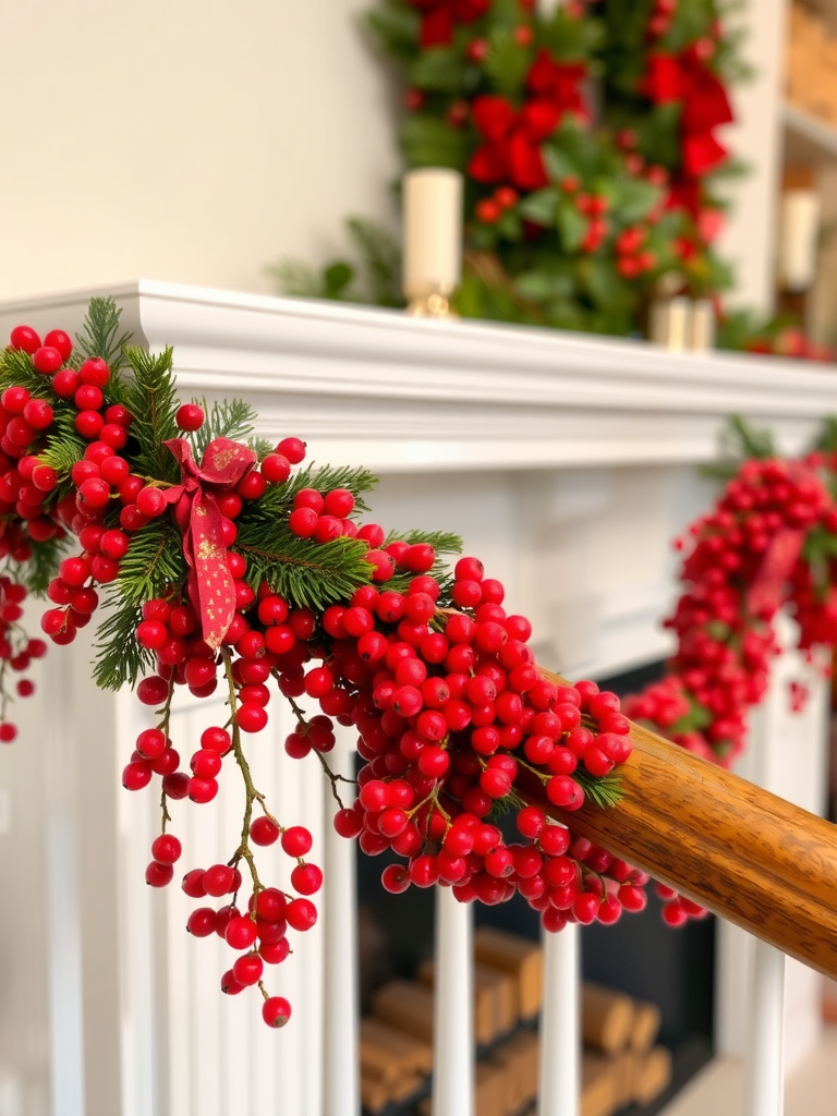 Rustic Cranberry Garland