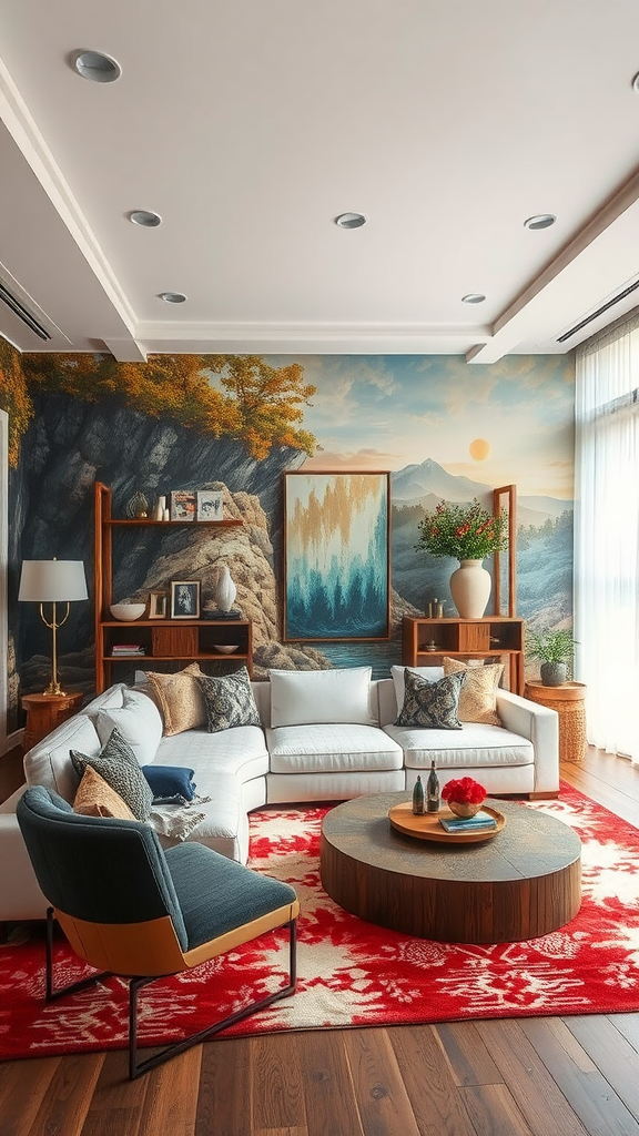 Artistic Murals as Focal Points