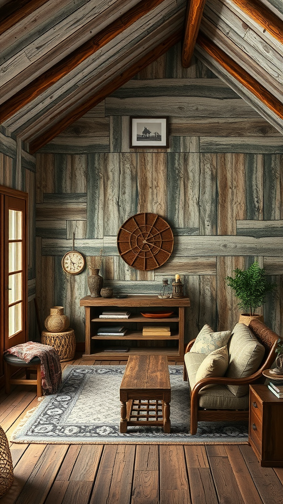 Reclaimed Wood and Rustic Textures