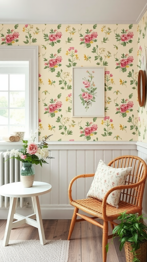 Cottage Core Aesthetic in Wallpaper Design