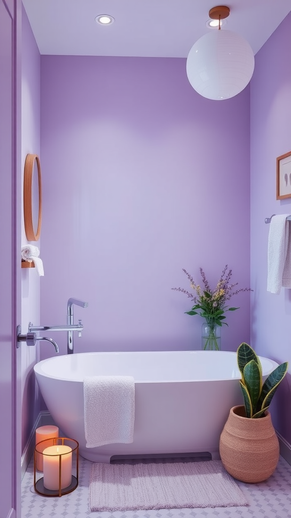 Soft Lavender for Relaxed Spaces