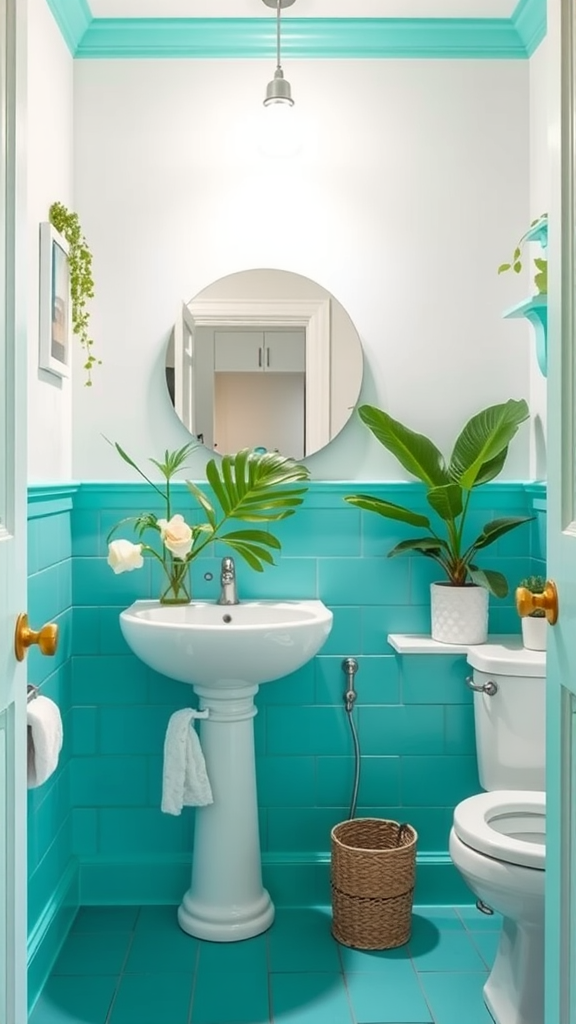 Bright Aqua for Refreshing Spaces