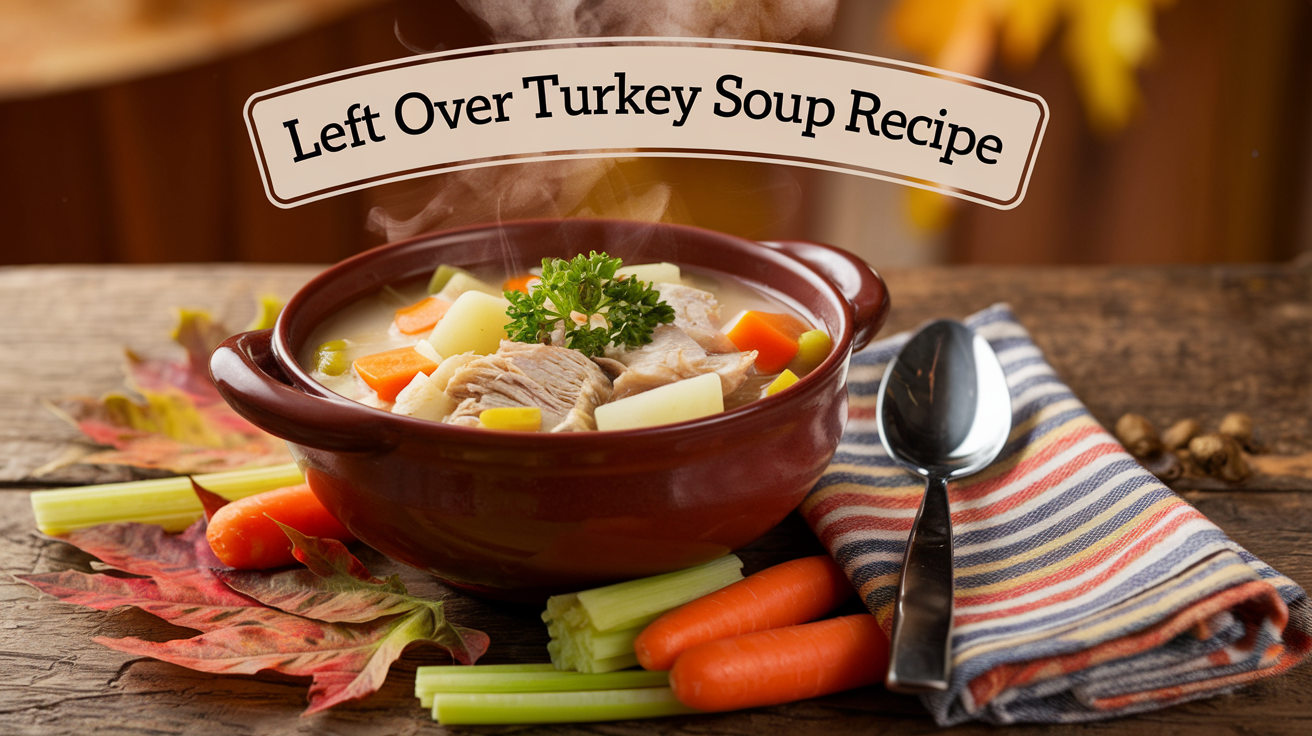 left over turkey soup recipe