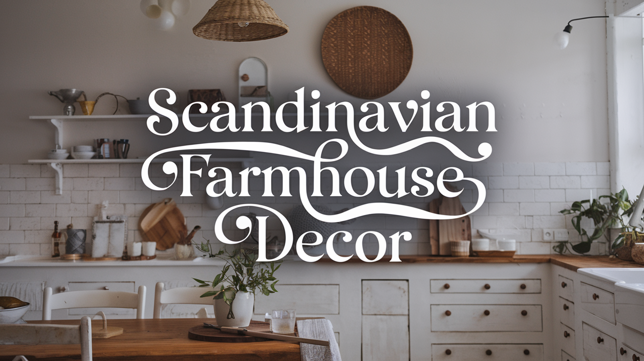 scandinavian farmhouse decor