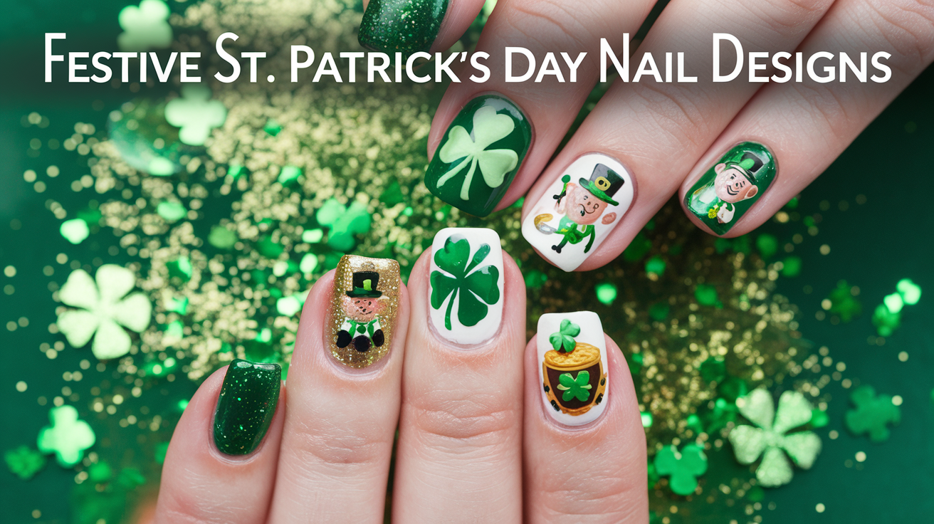 st patrick's day nail designs